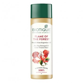 Biotique Advanced Ayurveda Bio Flame Of The Forest Fresh Shine Expertise Oil, 120 ml